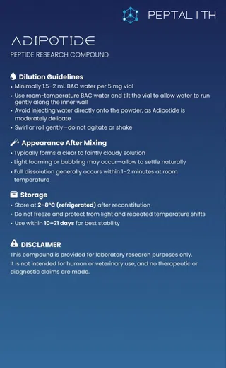 Adipotide research information card