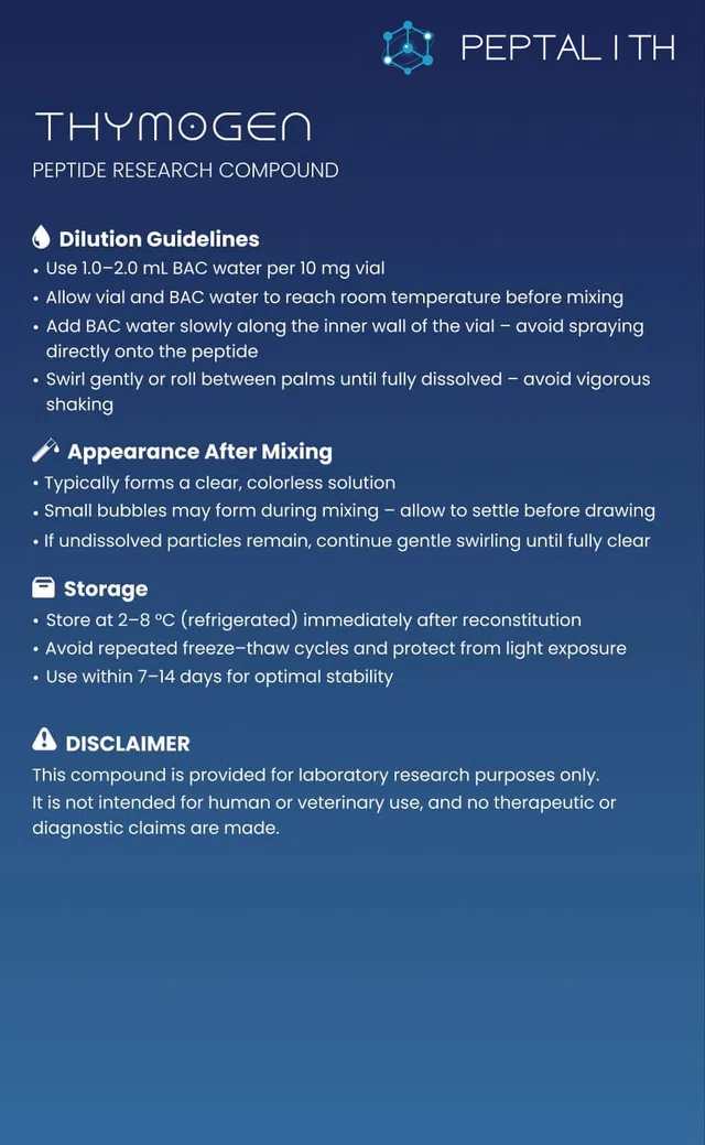 Thymogen Card