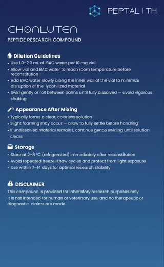 Chonluten research information card