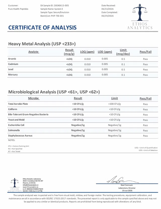 System E Lot PHP TSE 001 HW99 page 2